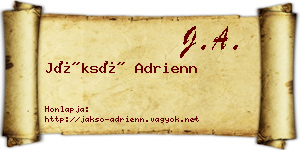 Jáksó Adrienn névjegykártya